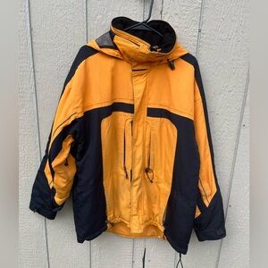 OBERMEYER MENS SKI SNOWBAORD COAT ALL TERRAIN CLOTHING VENTED SNOW SKIRT HOOD